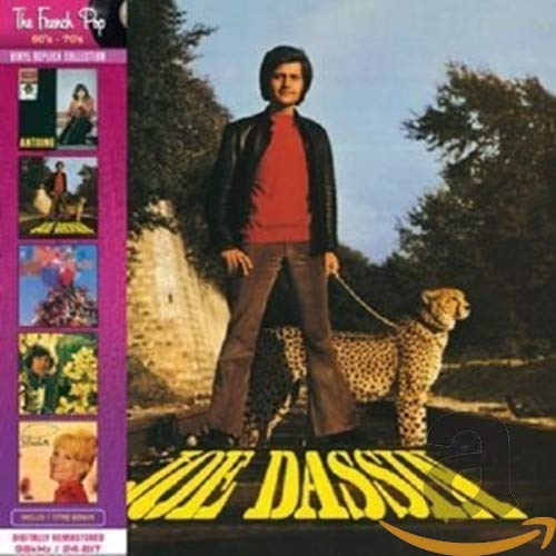 CD cover for Joe Dassinās āLa Fleur Aux Dentsā featuring a man and cheetah.