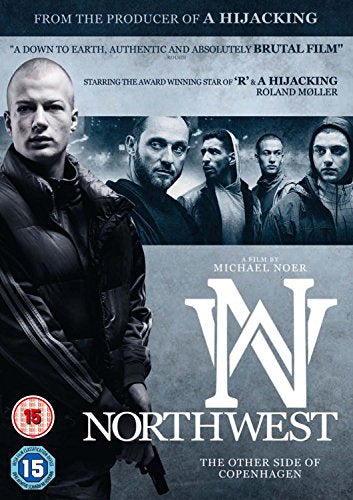DVD cover for "Northwest" featuring a man with a gun and group portrait.