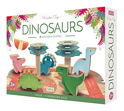 WOODEN PLAY SET - DINOSAURS