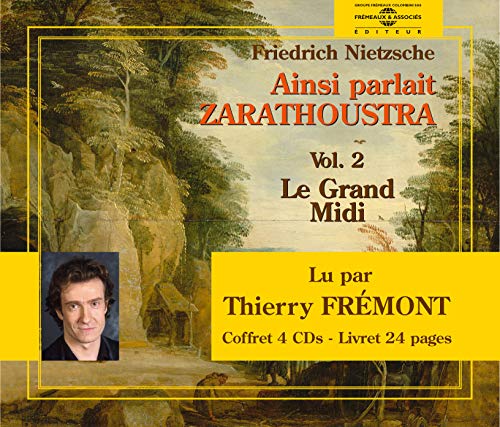 CD cover for “Ainsi Parlait Zarathoustra Vol. 2” by Nietzsche, read by Thierry Frémont.