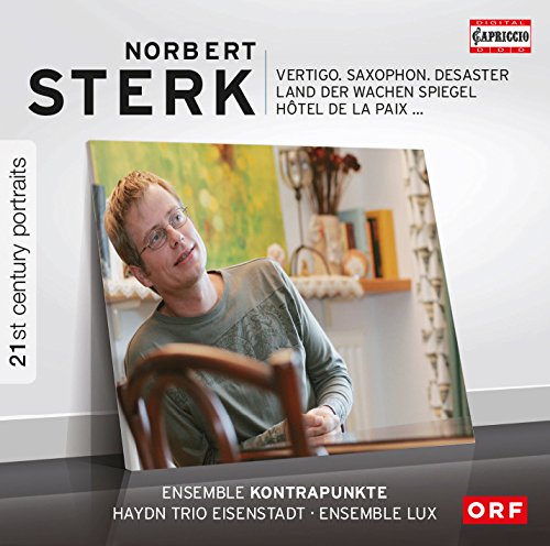 CD cover featuring a portrait of composer Norbert Sterk.