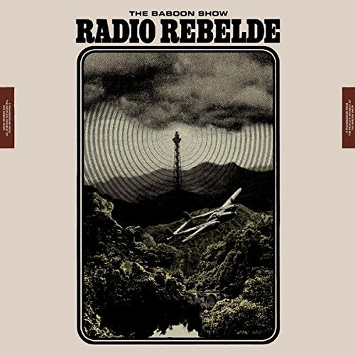 CD cover for "Radio Rebelde" featuring a landscape with a radio tower.
