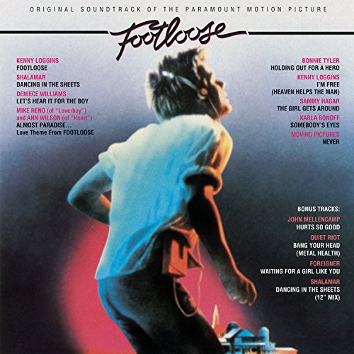 CD cover for "Footloose" soundtrack, featuring a dancer in motion.