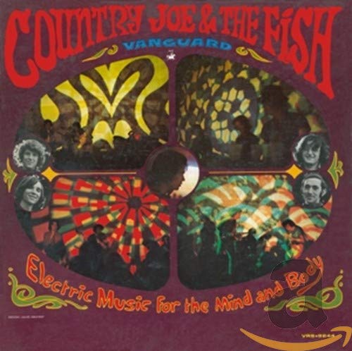 Album cover for Country Joe & The Fish, psychedelic art, portraits.