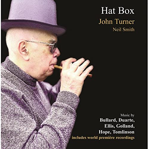 CD cover featuring a man with a hat and playing a recorder.