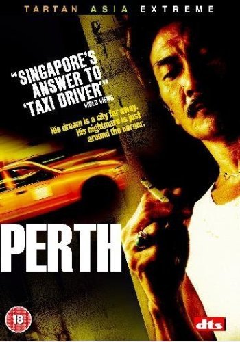 DVD cover art featuring a man smoking next to a blurred yellow taxi.