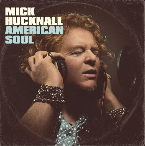 Mick Hucknall album cover, portrait with headphones, titled "American Soul".
