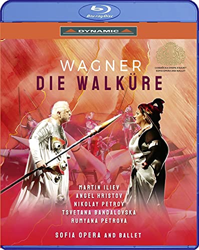 Blu-ray cover for Wagner’s “Die Walküre” opera, featuring stage imagery.