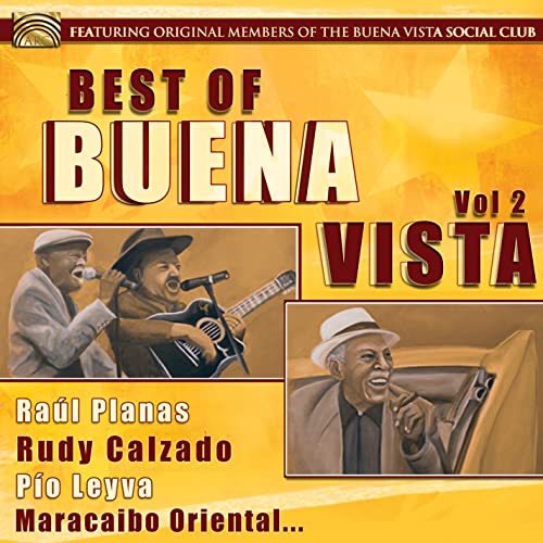CD cover for “Best Of Buena Vista Volume 2” featuring musicians.