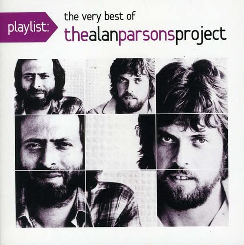 CD cover for “Playlist: The Very Best of The Alan Parsons Project” featuring portraits.