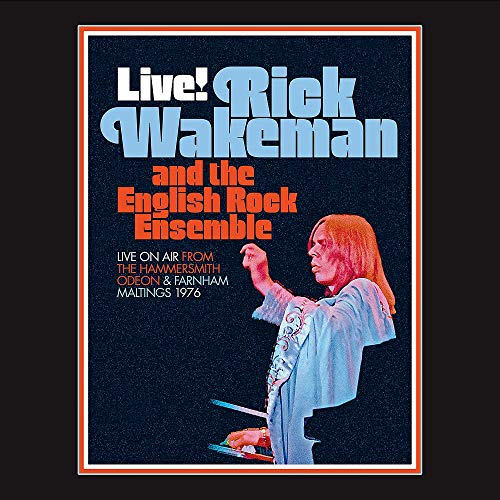Rick Wakeman album cover featuring a portrait of the musician in profile.