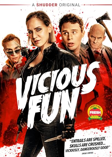 Vicious Fun" DVD cover featuring characters with weapons against a red splatter background.