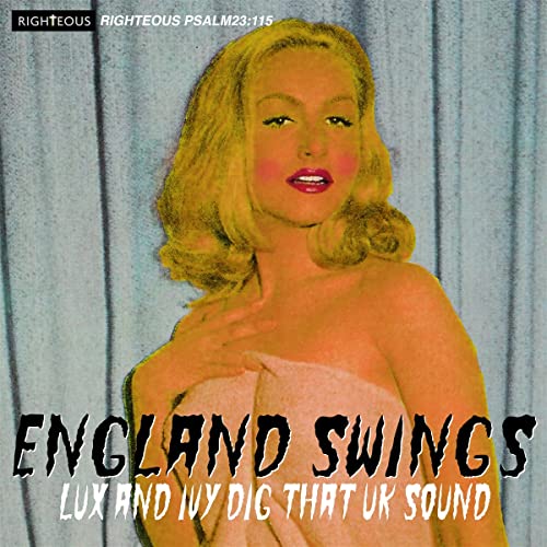 CD cover featuring a blonde woman and bold text: "ENGLAND SWINGS".