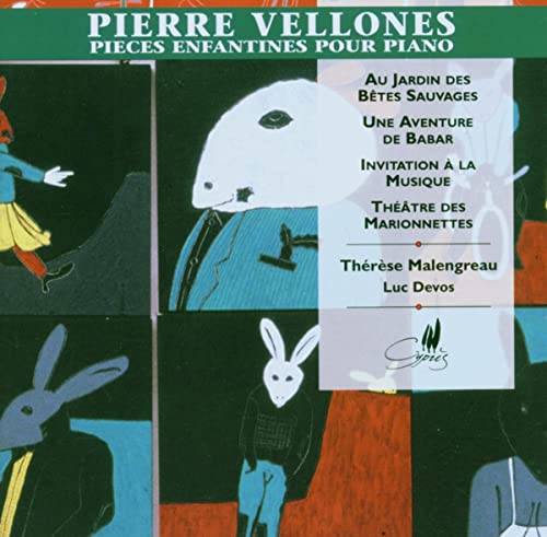 CD cover with illustrated rabbits and text in French.