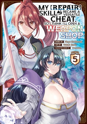 Manga volume 5 cover featuring two anime-style women and a sword.