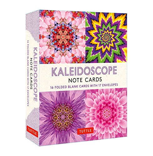 Kaleidoscope Note Cards: 16 Different Blank Cards & Envelopes: 16 Different Blank Cards & 17 Envelopes: 16 Different Blank Cards with 17 Patterned Envelopes