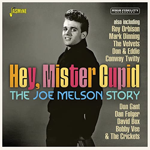 CD cover featuring Joe Melson’s portrait with colorful title text.