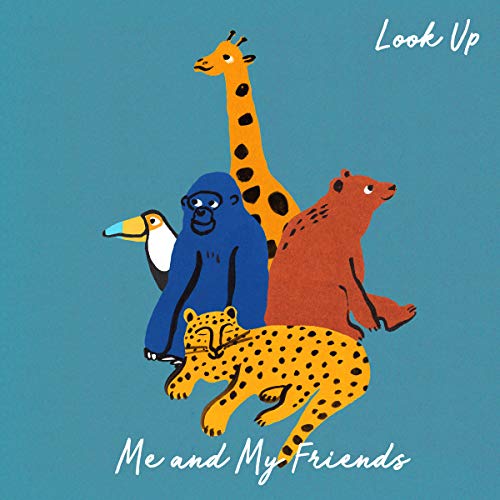 CD cover with illustrated giraffe, bear, gorilla, toucan, and leopard.