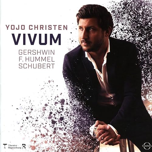CD cover featuring portrait of Yojo Christen with text "VIVUM" and composers’ names.