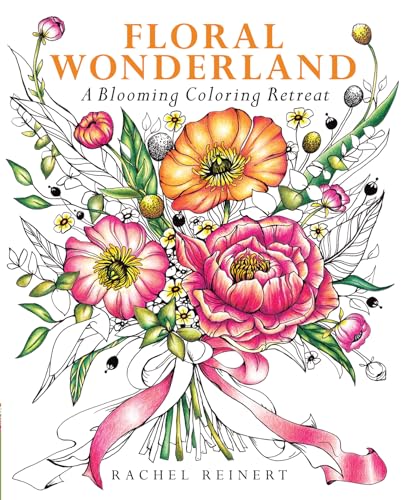 Floral Wonderland: A Blooming Coloring Retreat (Coloring Wonderland)