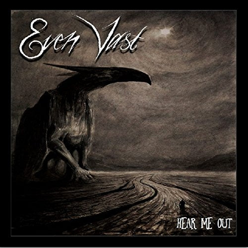 CD cover: dark, atmospheric landscape with a large bird-like figure.