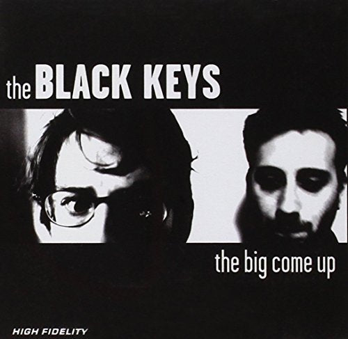 Black and white album cover featuring two men, "The Big Come Up" text.