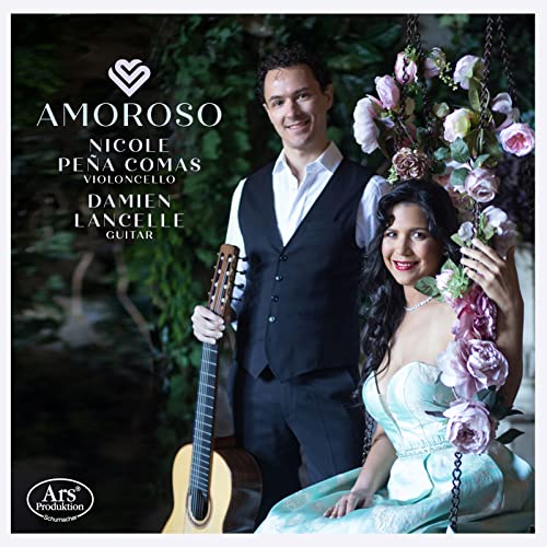 CD cover featuring musicians Nicole Pena Comas and Damien Lancelle.