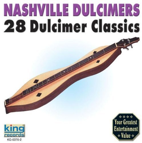 CD cover for “Nashville Dulcimers” featuring a wooden dulcimer instrument.