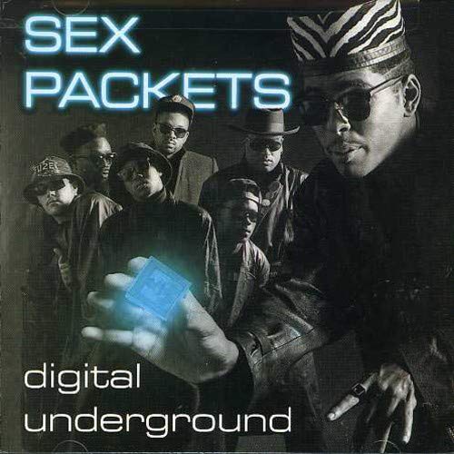 Digital Underground album cover, group portrait with Shock G in foreground.