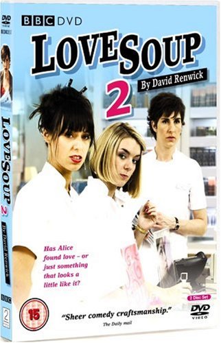 DVD cover for "Love Soup - Series 2" featuring two women and a cash register.