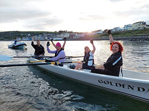 DVD cover showing rowers celebrating on the water with a coastal town backdrop.