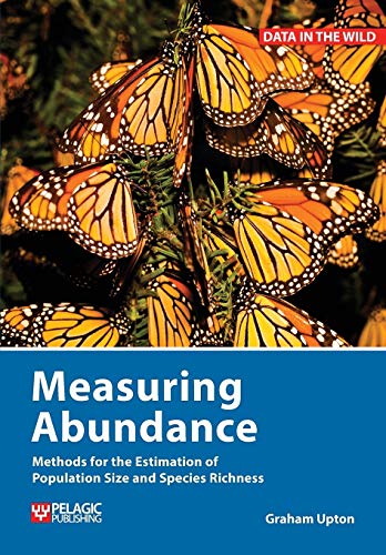 Book cover featuring monarch butterflies and text: "Measuring Abundance.