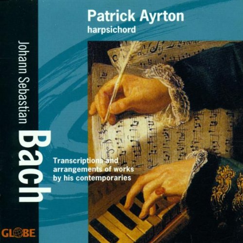 CD cover featuring a hand writing music with a harpsichord.