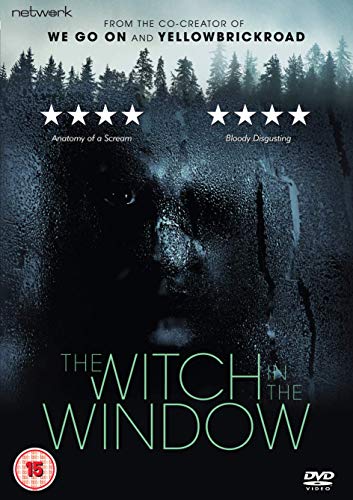 DVD cover for "The Witch In The Window" featuring a ghostly face.