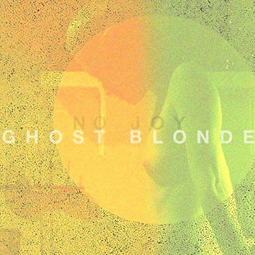 CD cover for “Ghost Blonde” with blurred orange and green circles.