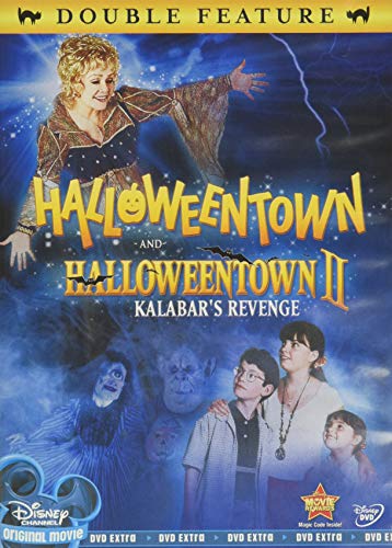 Halloweentown" DVD cover featuring Marnie Piper and family against a spooky backdrop.