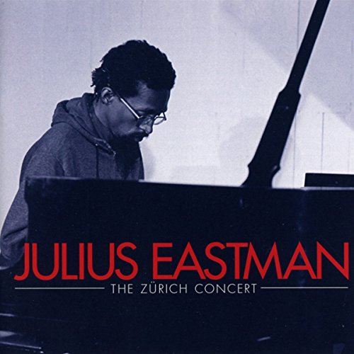 Julius Eastman at a piano, album cover for "The Zurich Concert" CD.