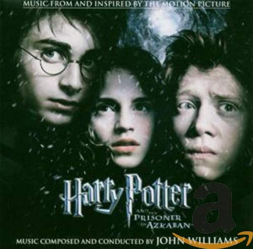 CD cover featuring Harry, Ron, and Hermione from “Harry Potter and the Prisoner of Azkaban.”