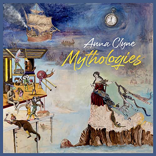 CD cover: fantastical painted scene with ship, figures, and clock.