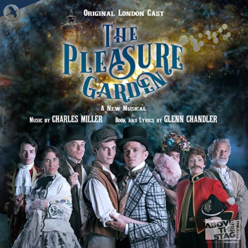 CD cover for “The Pleasure Garden” musical, featuring cast in period clothing.