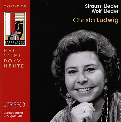 CD cover featuring Christa Ludwig, a smiling woman with curly hair.
