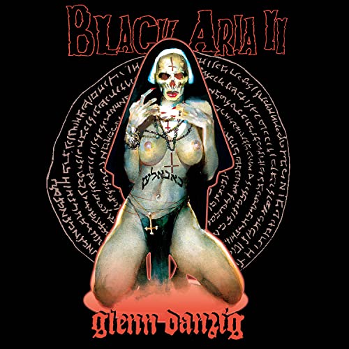 Album cover for Glenn Danzig’s “Black Aria II” featuring a skeletal nun.