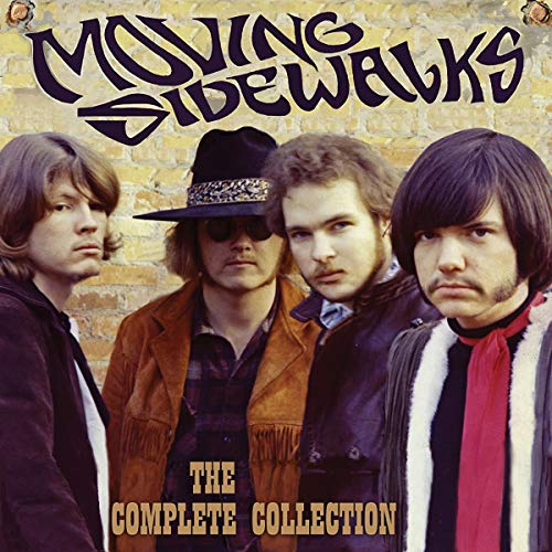 CD cover for The Moving Sidewalks, featuring a photo of the band.