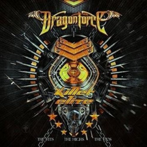 Dragonforce “Killer Elite” CD cover with metallic design and band logo.
