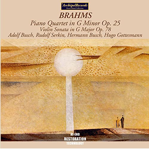 CD cover for Busch Ensemble chamber music featuring abstract desert landscape.