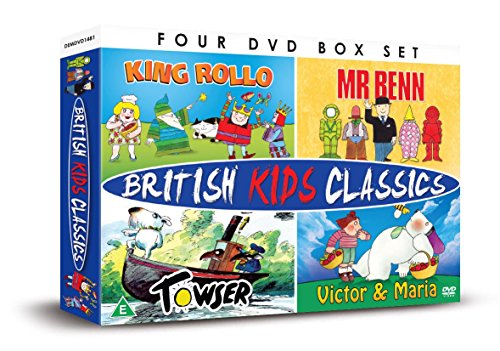 DVD box set featuring cartoon characters from British children’s shows.