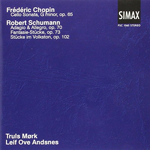 CD cover for Chopin and Schumann cello sonatas by Truls Mørk.