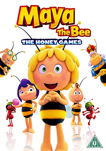 Maya The Bee" DVD cover featuring cartoon bees and an ant.