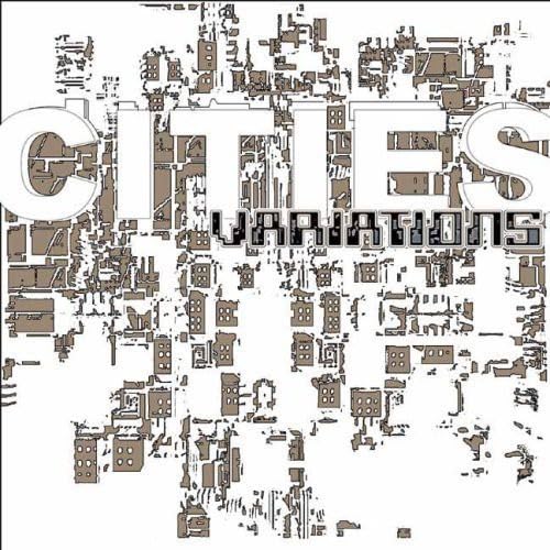 CD cover for “Variations” with abstract, circuit board-like design.