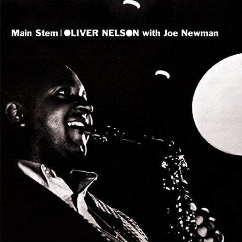 Black and white album cover featuring Oliver Nelson playing saxophone.